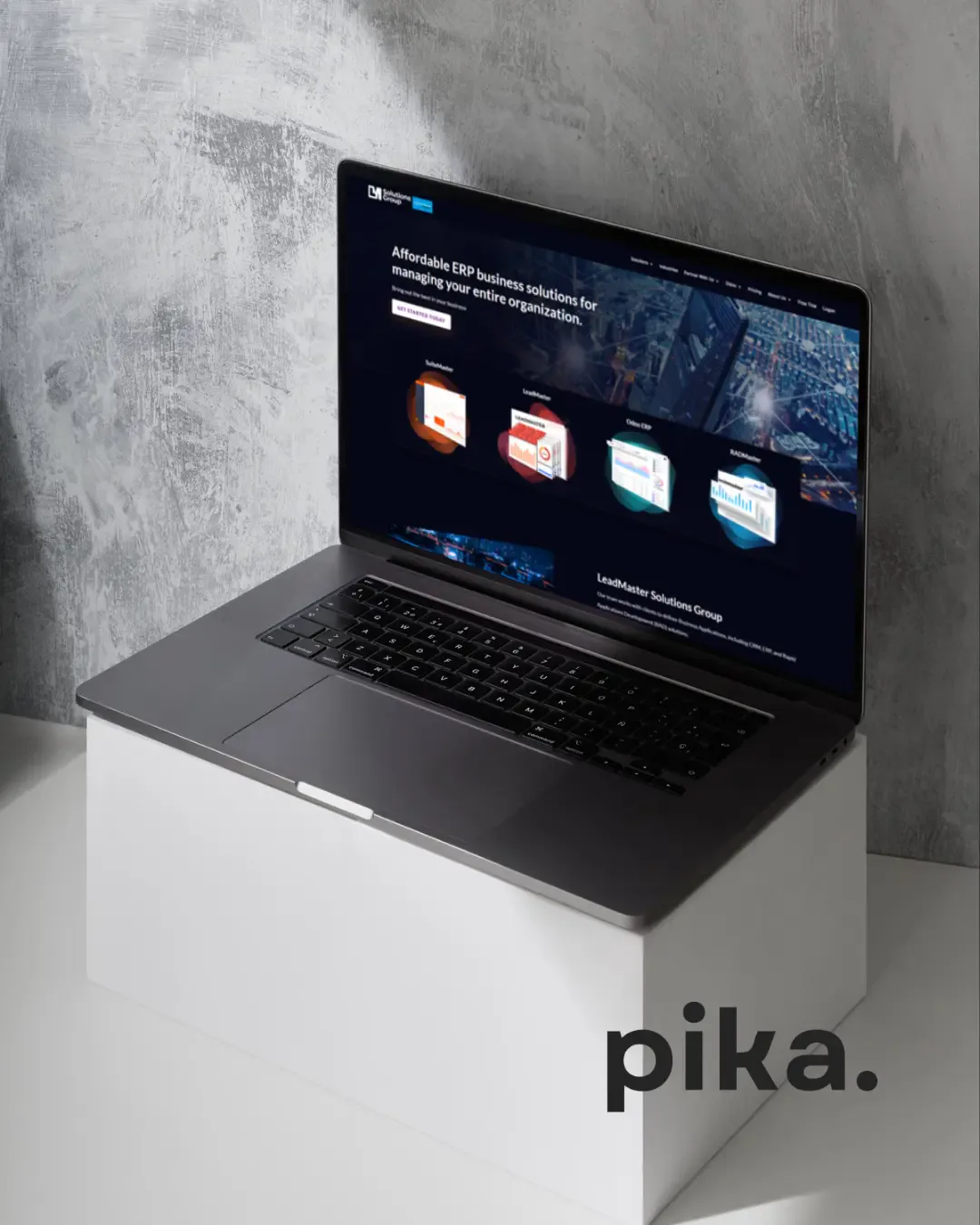 Webdesign-Projekt für LeadMaster