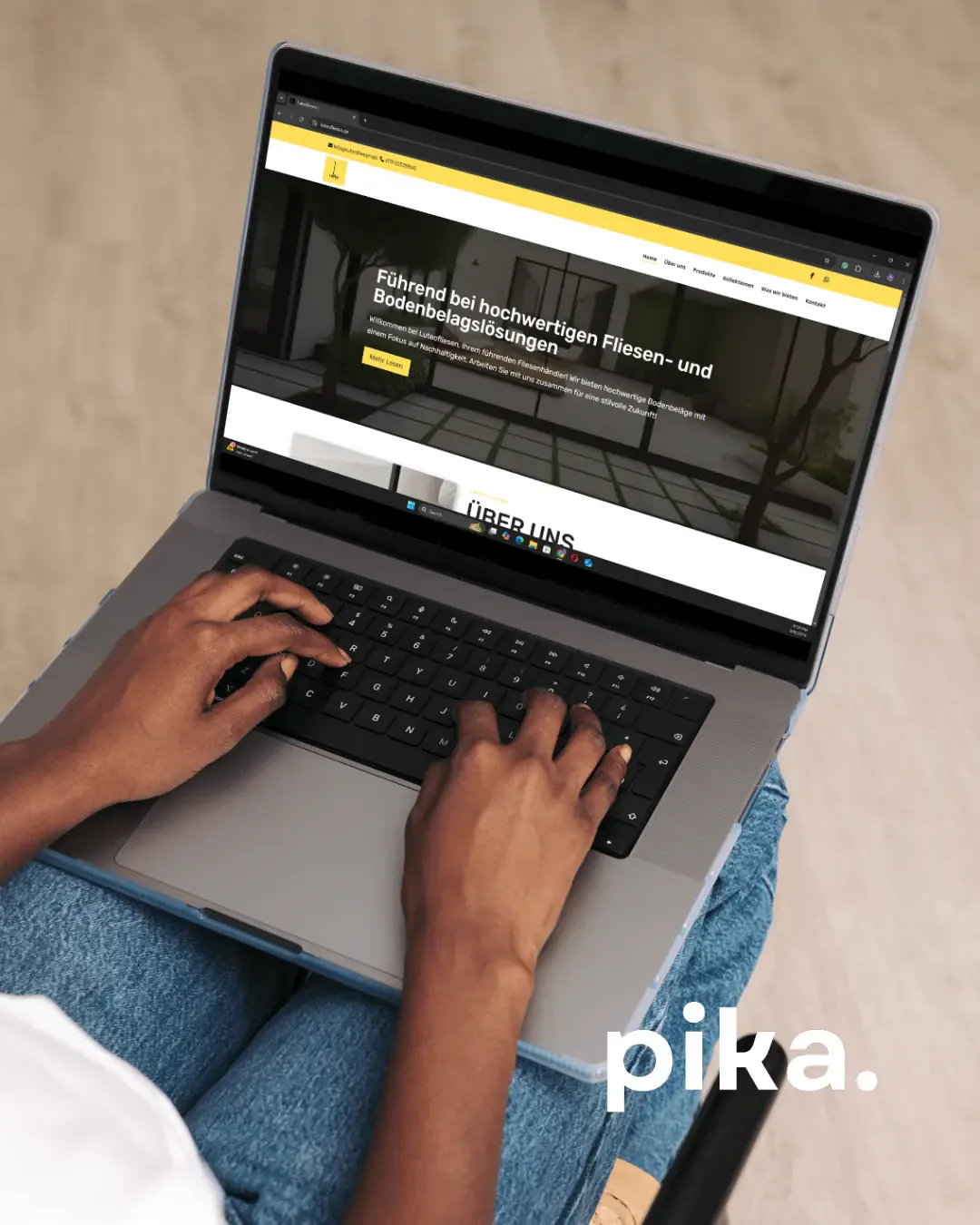 Branding- und Webdesign-Projekt für Luteo Fliesen